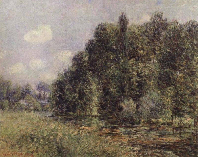 Gustave Loiseau Banks of the Seine oil painting picture